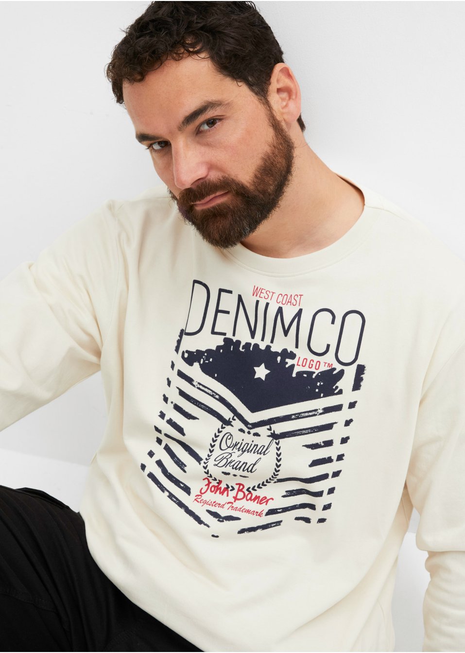 Lot de 2 sweat-shirts coupe confort