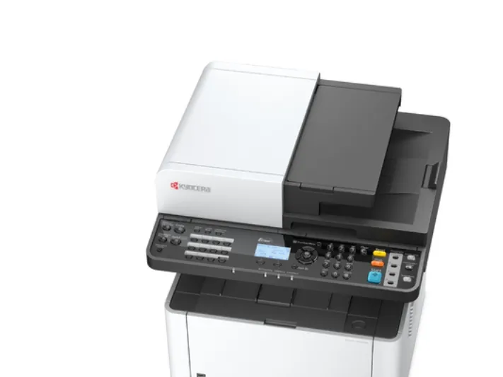 Kyocera ECOSYS M5526cdw - Multifunktionsprinter - farve - laser - Legal (216 x 356 mm)/A4 (210 x 297 mm) (original) - A4/Legal (medie) - op til 26 spm (kopiering) - op til 26 spm (udskriver) - 300 ark - 33.6 Kbps - USB 2.0, Gigabit LAN, USB vært, Wi-