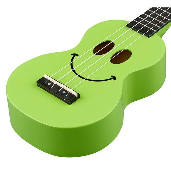 Mahalo Smiley Ukulele Green