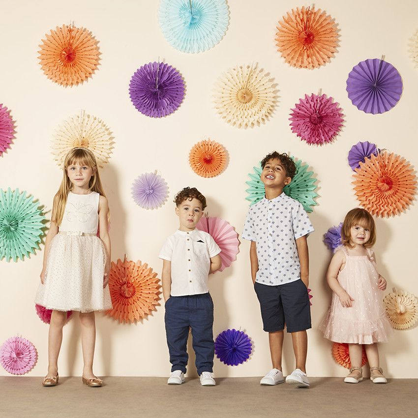 Chemise manches courtes imprimé palmiers pour bébé garçon - Bleu