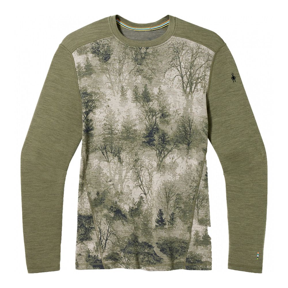 Smartwool CLASSIC THERMAL MERINO - Sous-couche Homme winter moss forest
