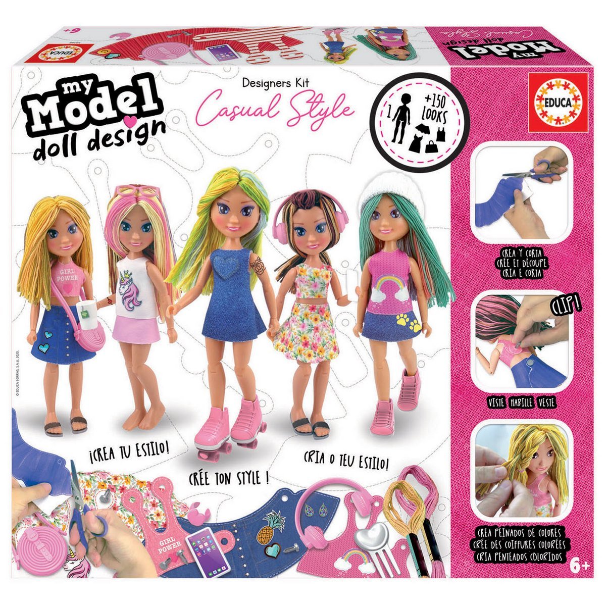 Coffret My Model doll design : casual style