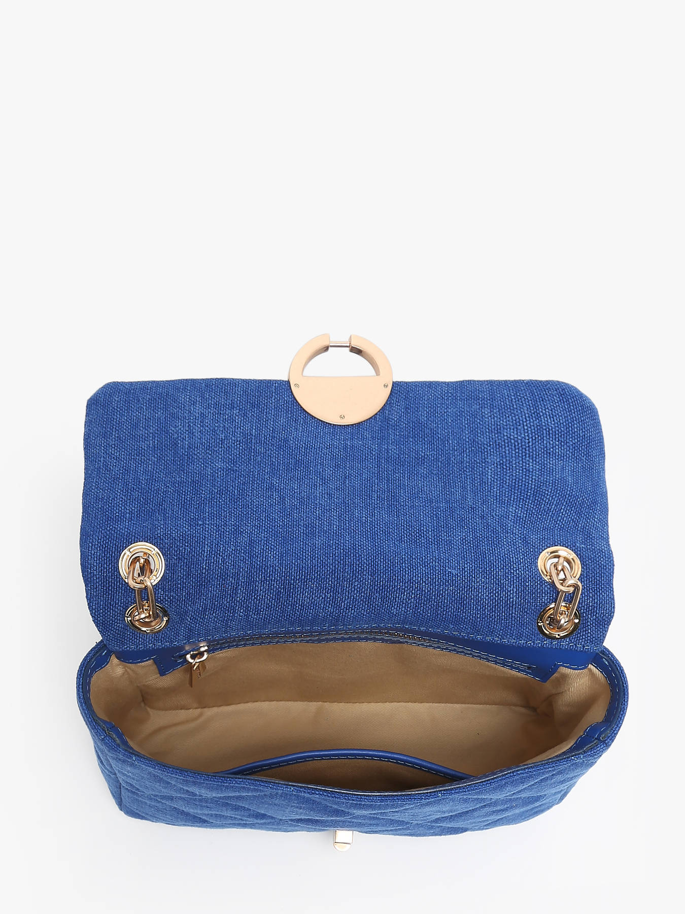 Grand sac bandoulire Moon en lin VANESSA BRUNO