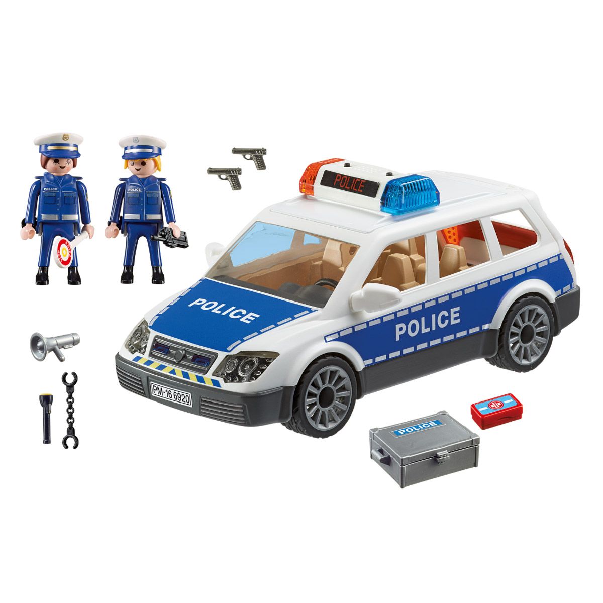 Voiture de policiers avec gyrophare Playmobil City Action 6920