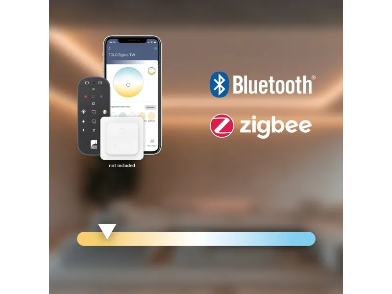 EGLO CONNECT-Z E27 LED A60 amberfarvet standardpære med spiral og forskelligt hvidt lys