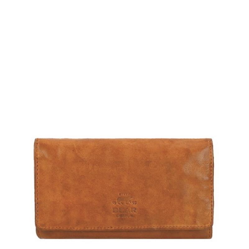 Bear Design Dames Portemonnee Noor Cognac