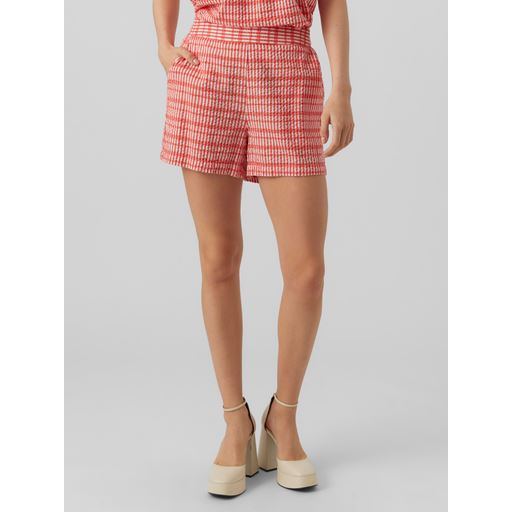Vero Moda Dixie Højtaljede Shorts, Bittersweet, L