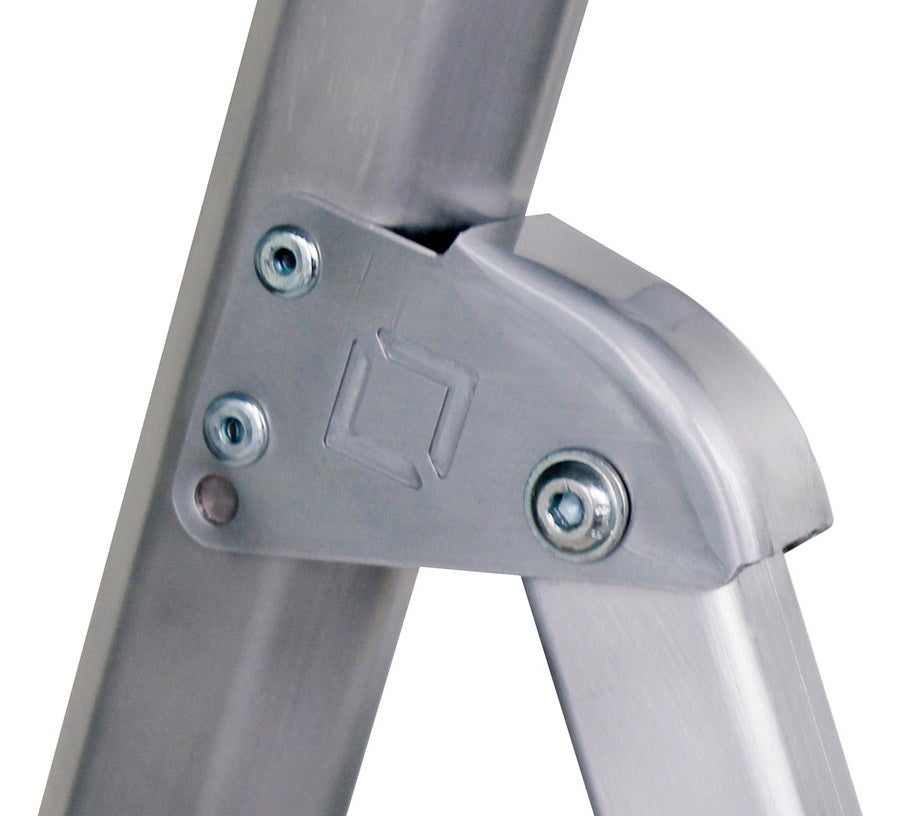 MUNK ML trapladder, eenzijdig toegankelijk, geanodiseerd, 3 treden