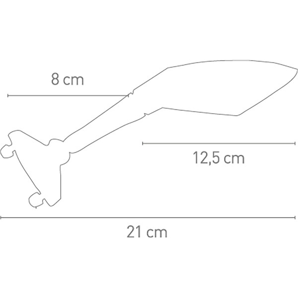 Chaft - Rétroviseur Carénage Extrem Fairing Noir