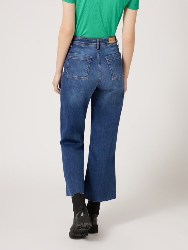 Jean cropped évasé