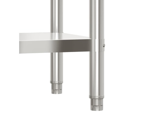 VIDAXL - Mobilier de cuisine Table de travail de cuisine 82,5x30x85 cm acier inoxydable