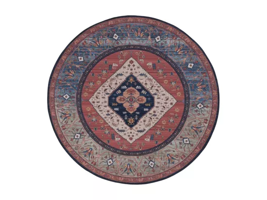 Tapis Rust & Blue 122 X 122 cm - Bishop