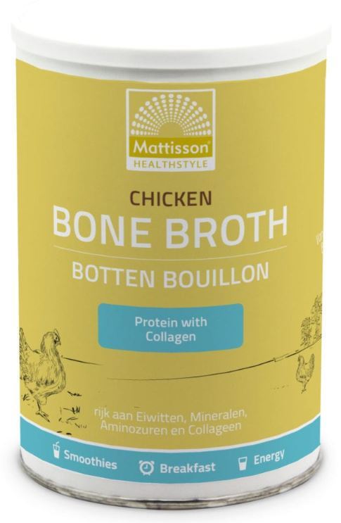 Mattisson Chicken bone broth - Botten bouillon kip 400 gram