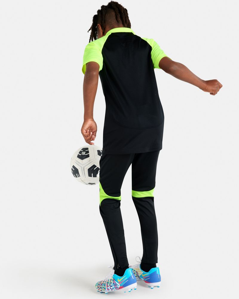 Polo Nike Academy Pro Noir & Jaune Fluo pour enfant