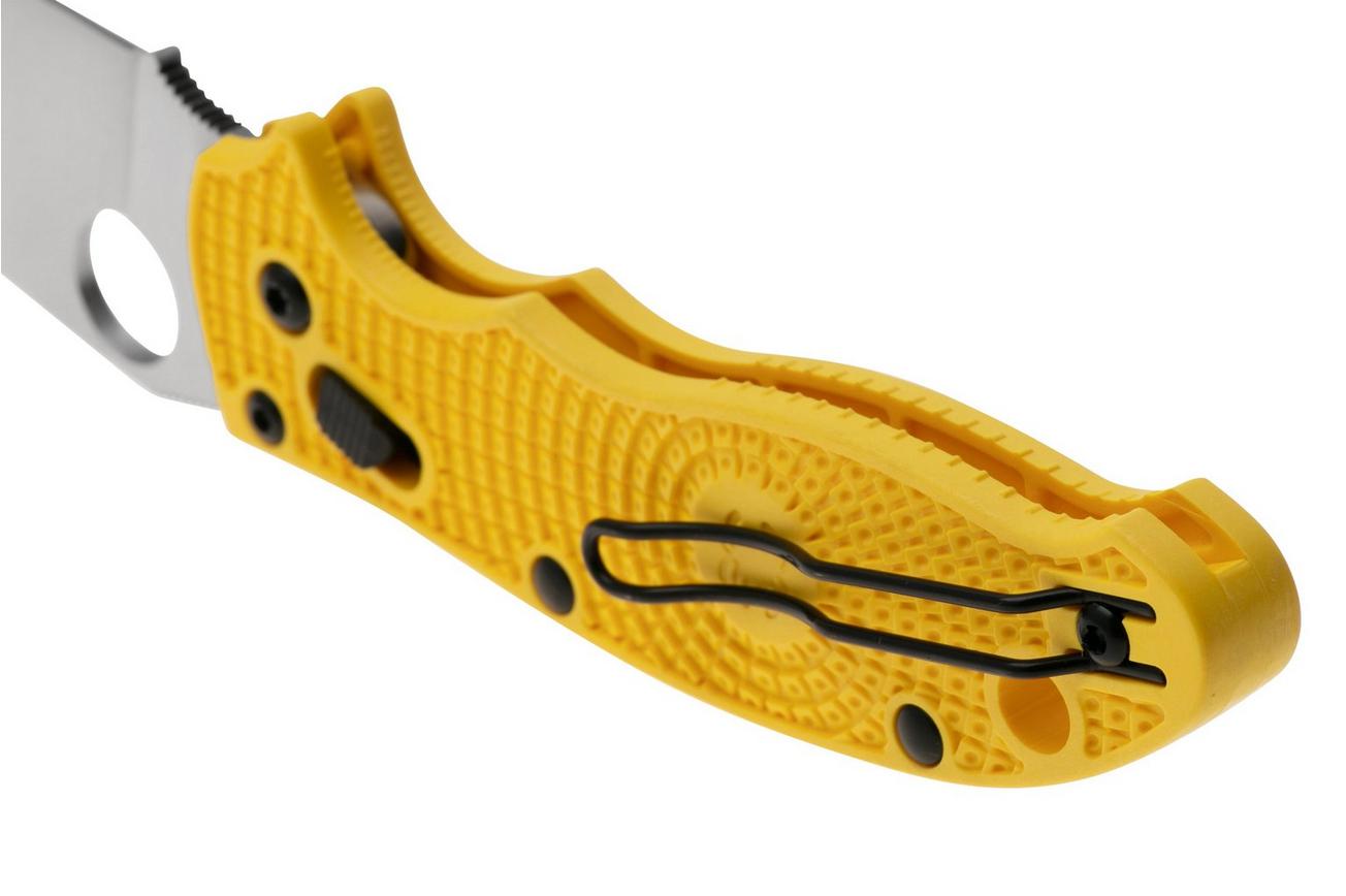 Spyderco Manix 2 Salt MagnaCut C101PYL2 Yellow FRN, zakmes