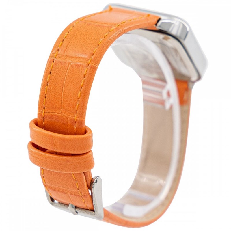 Coffret montre Femme M. JOHN bracelet Cuir Orange