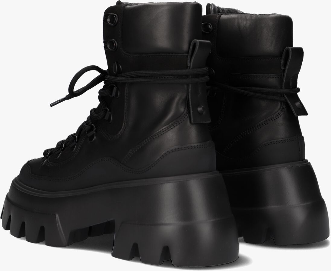 NUBIKK zwarte nubikk veterboots flore montagne