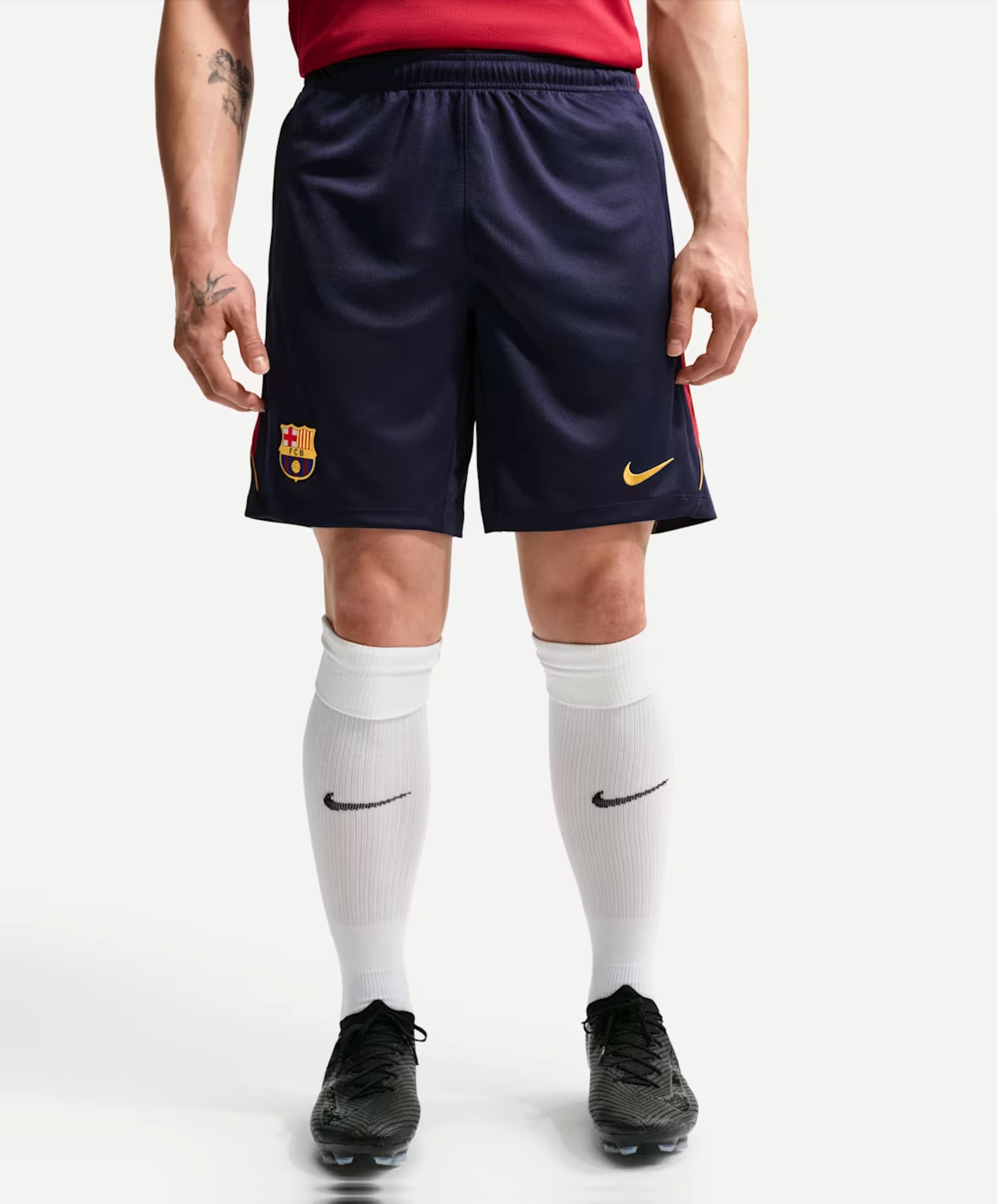 Nike Fcb M Nk Df Strk Shorts Kz heren shorts blauw