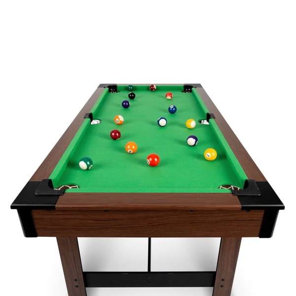 Biljardbord 122 x 61 x 76 cm NS-807 Mørkebrunt
