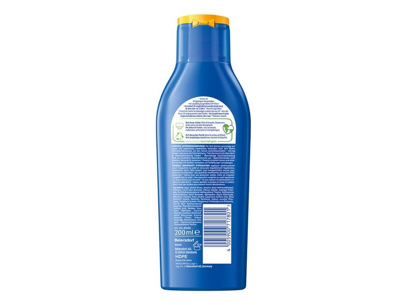 NIVEA SUN Sonnenlotion Kids Protect and Play LSF 50 200 ml Wasserfeste Sonnencrème mit langanhaltendem UV-Schutz
