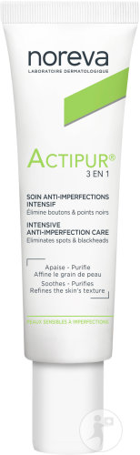 Noreva Actipur 3-En-1 Soin Anti-Imperfections Intensif Peaux Sensibles Tube 30ml
