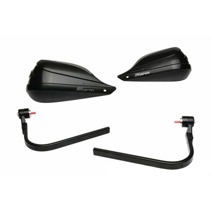 Protèges-mains Barkbusters STORM PAS DE VIS EMBOUT DE GUIDON 1 POINT Universel - Noir