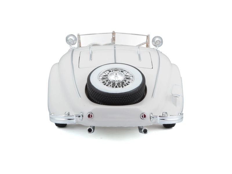 Maisto Mercedes Benz 500K Maharadscha 1936 1:18, Weiss Sammlermodell im Massstab 1:18