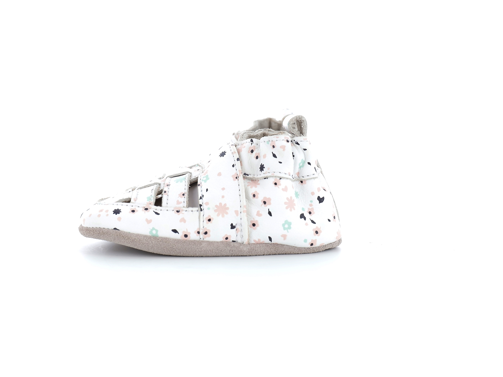 Robeez-SANDIZ GIRL Cuir Blanc