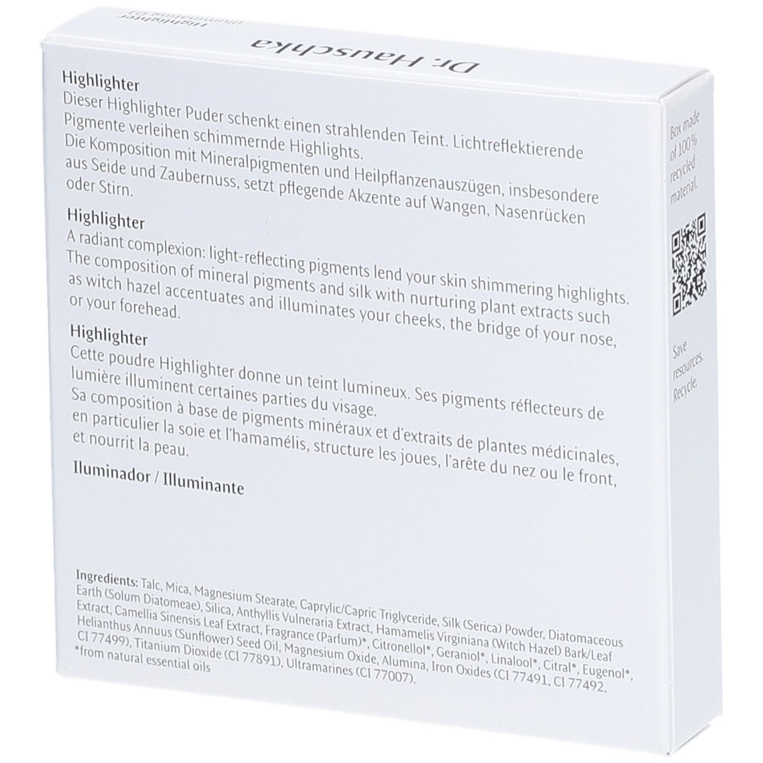 Dr. Hauschka Highlighter 01 illuminating