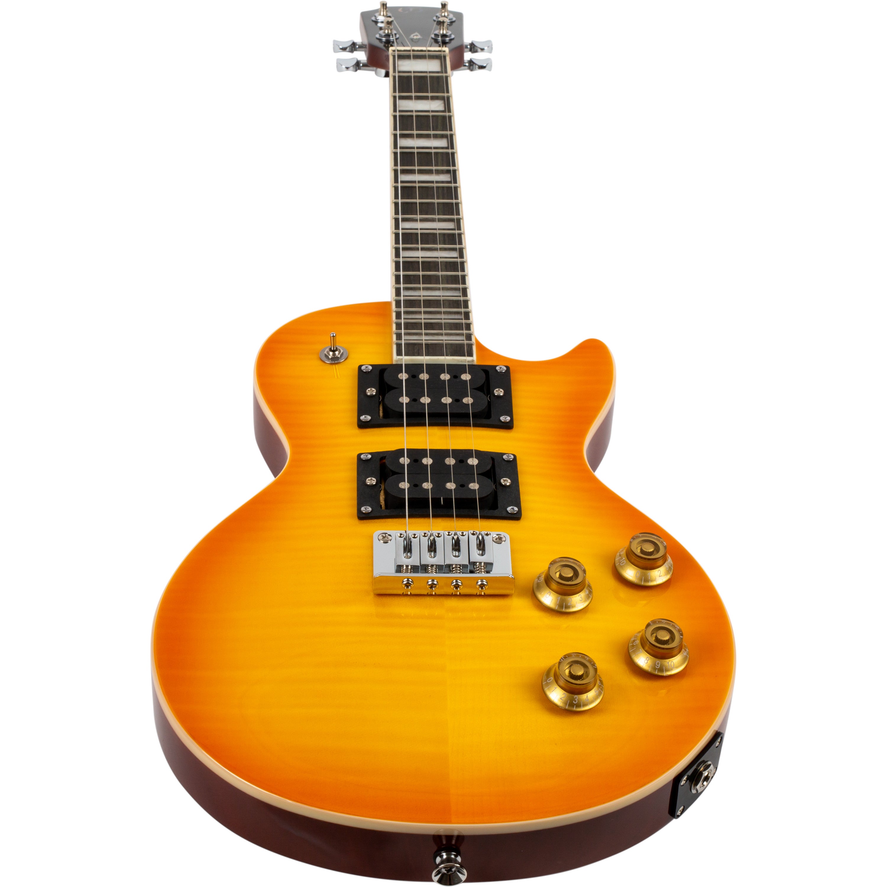Flight Rock Series Centurion Tenor Vintage Burst solid body elektrische ukelele met gigbag