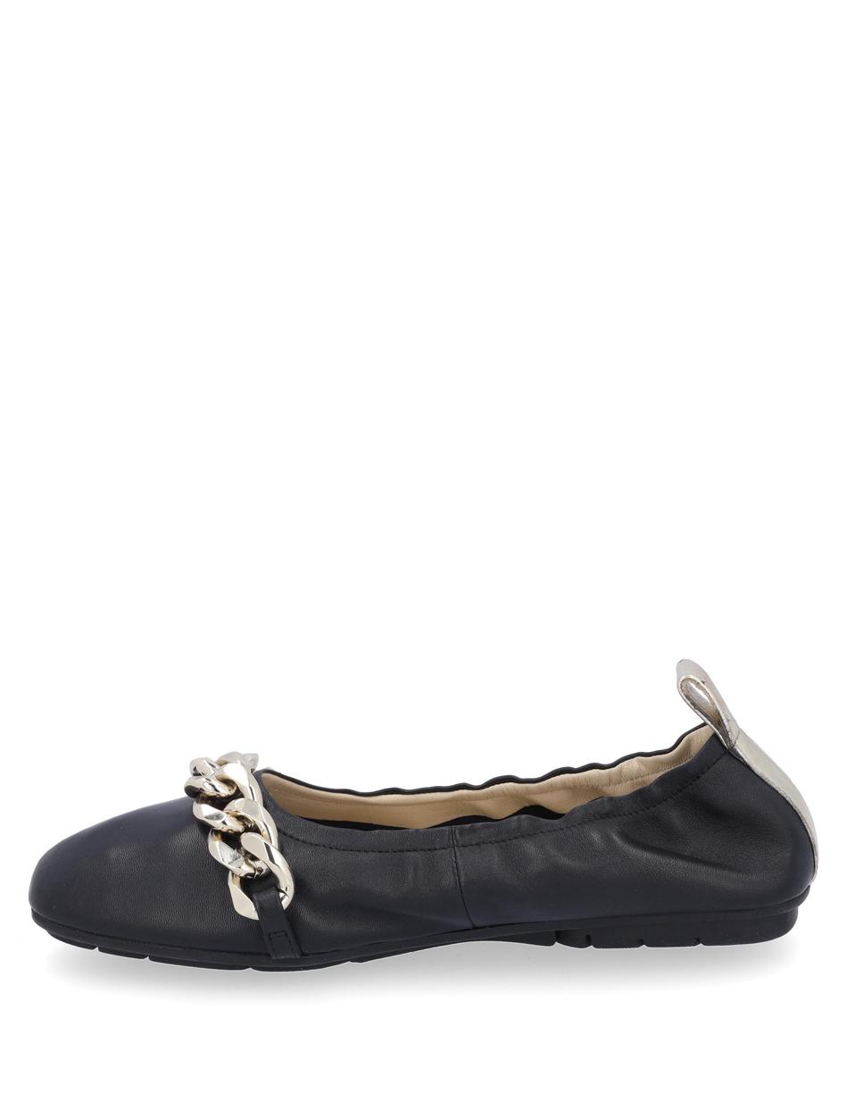 Ballerina Cecina 04, schwarz-gold
