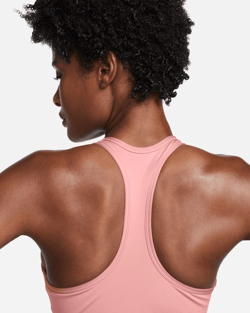 Brassière Nike Swoosh Rouge Clair pour femme
