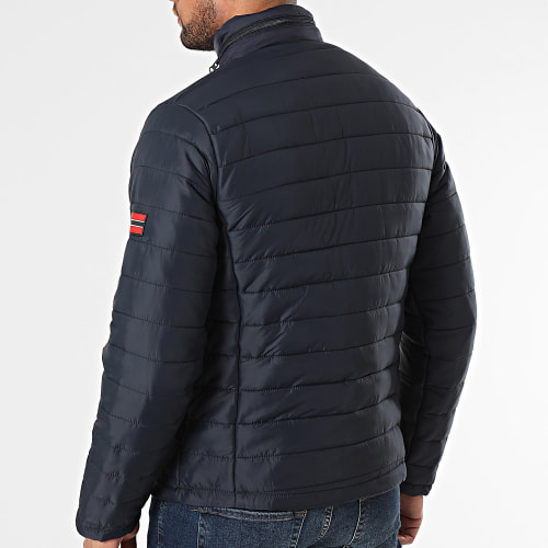 Doudoune Capuche Bleu Marine