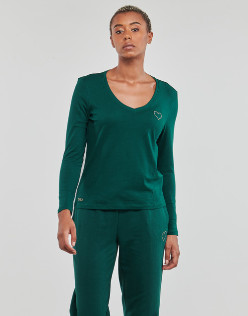 Only - ONLNOOMI L/S HEART TOP CS JRS - Vert