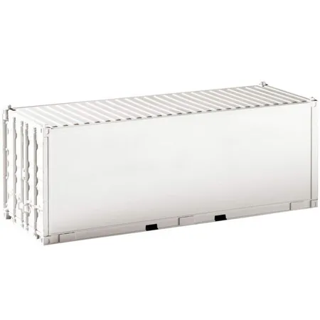 PIKO 36302 - Container 20-Fuß unbedruckt, weiß, Spur G