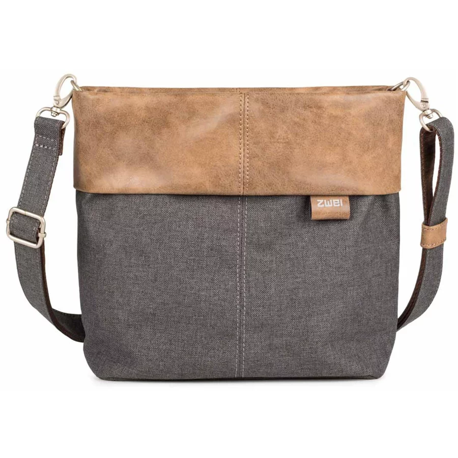 zwei Olli OT8 - Schultertasche 25 cm graphit
