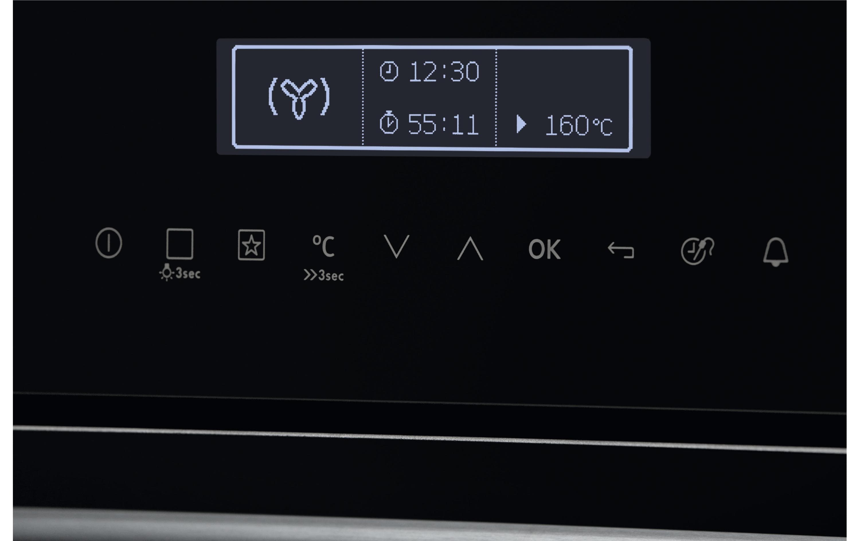 Einbaubackofen EB6GL80CN Schwarz A+<br>Backofen für den Einbau
