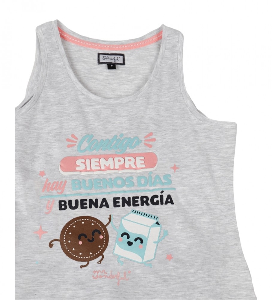Pijama cinza Aznar Innova com você