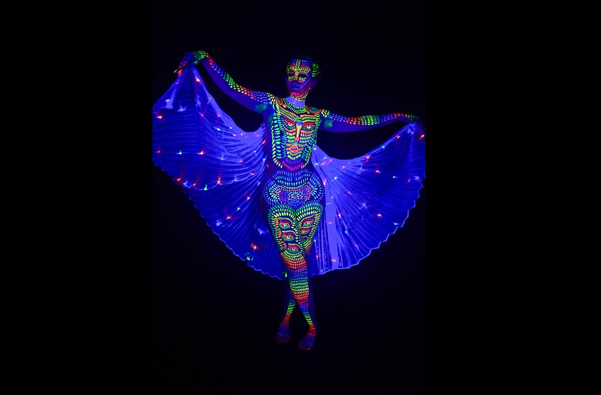 Bodypainting Fotoshooting in Garmisch-Partenkirchen als besonderes Geschenk