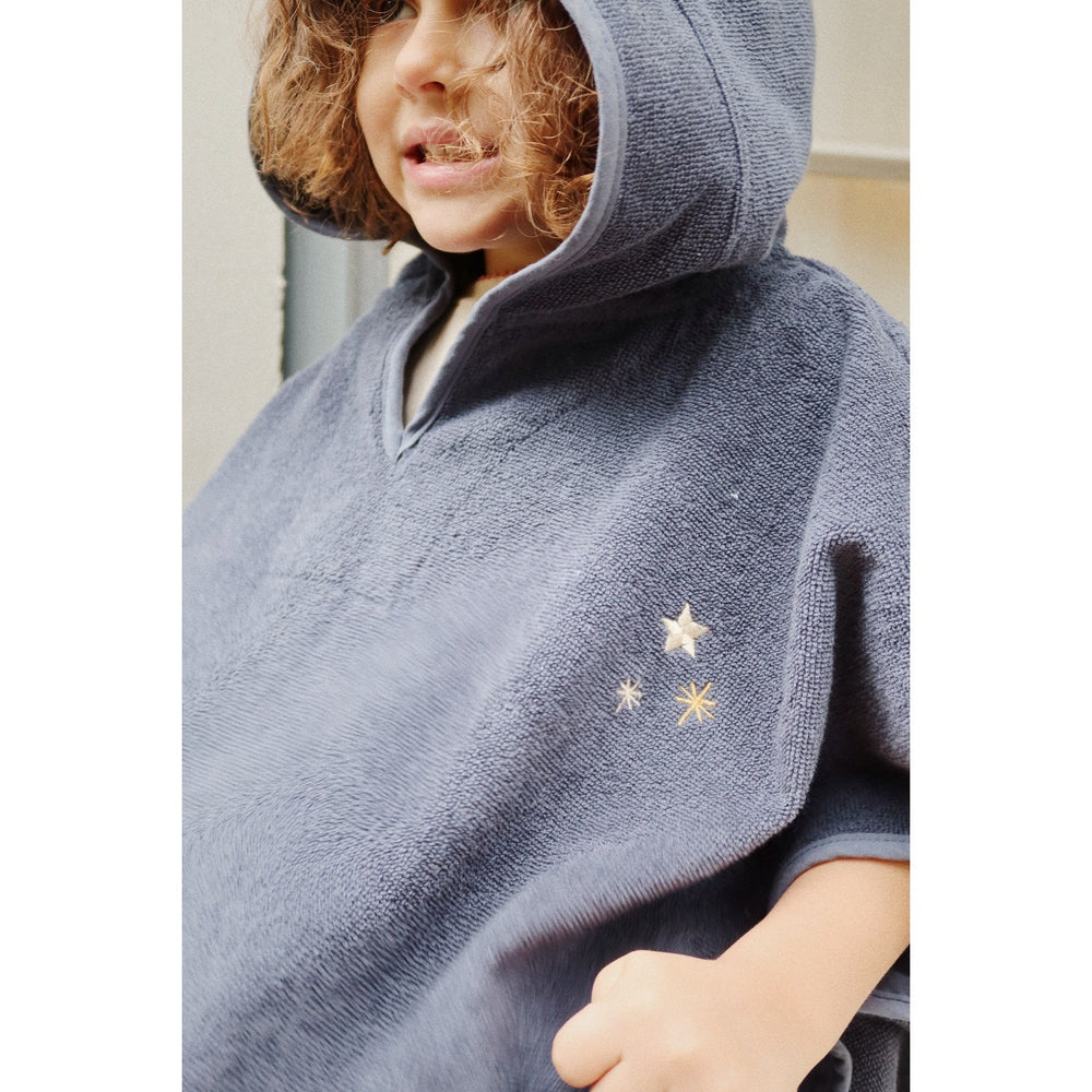 Køb Konges Sløjd Blue Nights Terry Poncho Gots
