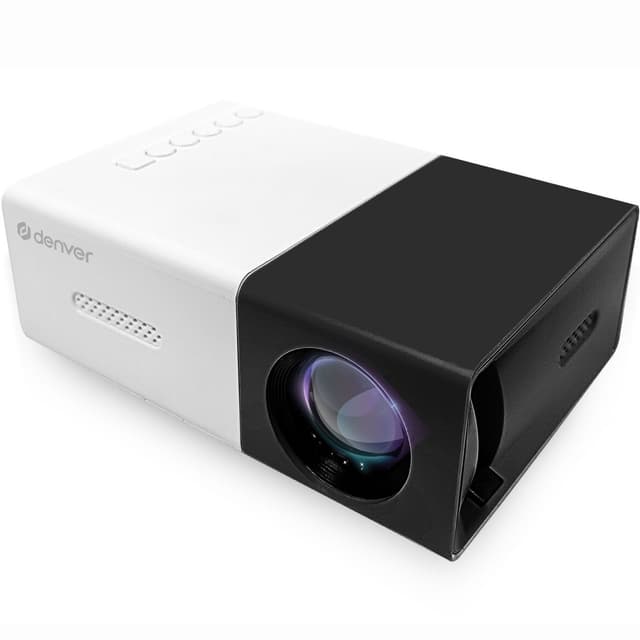 Denver Mini Projector with HDMI, USB-C and MicroSD card reader