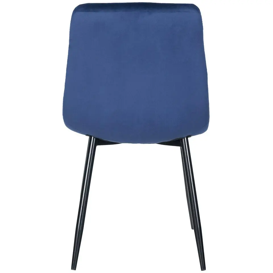 CLP Eetkamerstoel Tilde Fluweel - blauw