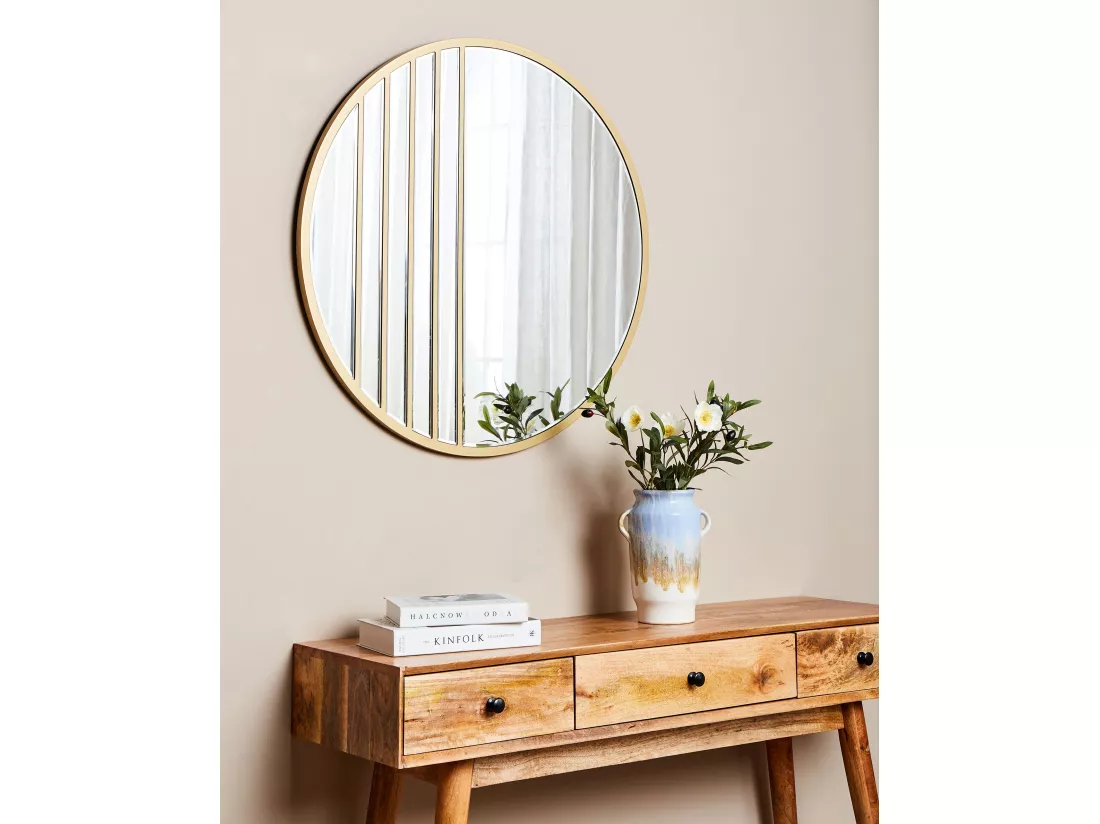 Miroir COUST 80 cm 80 cm Doré