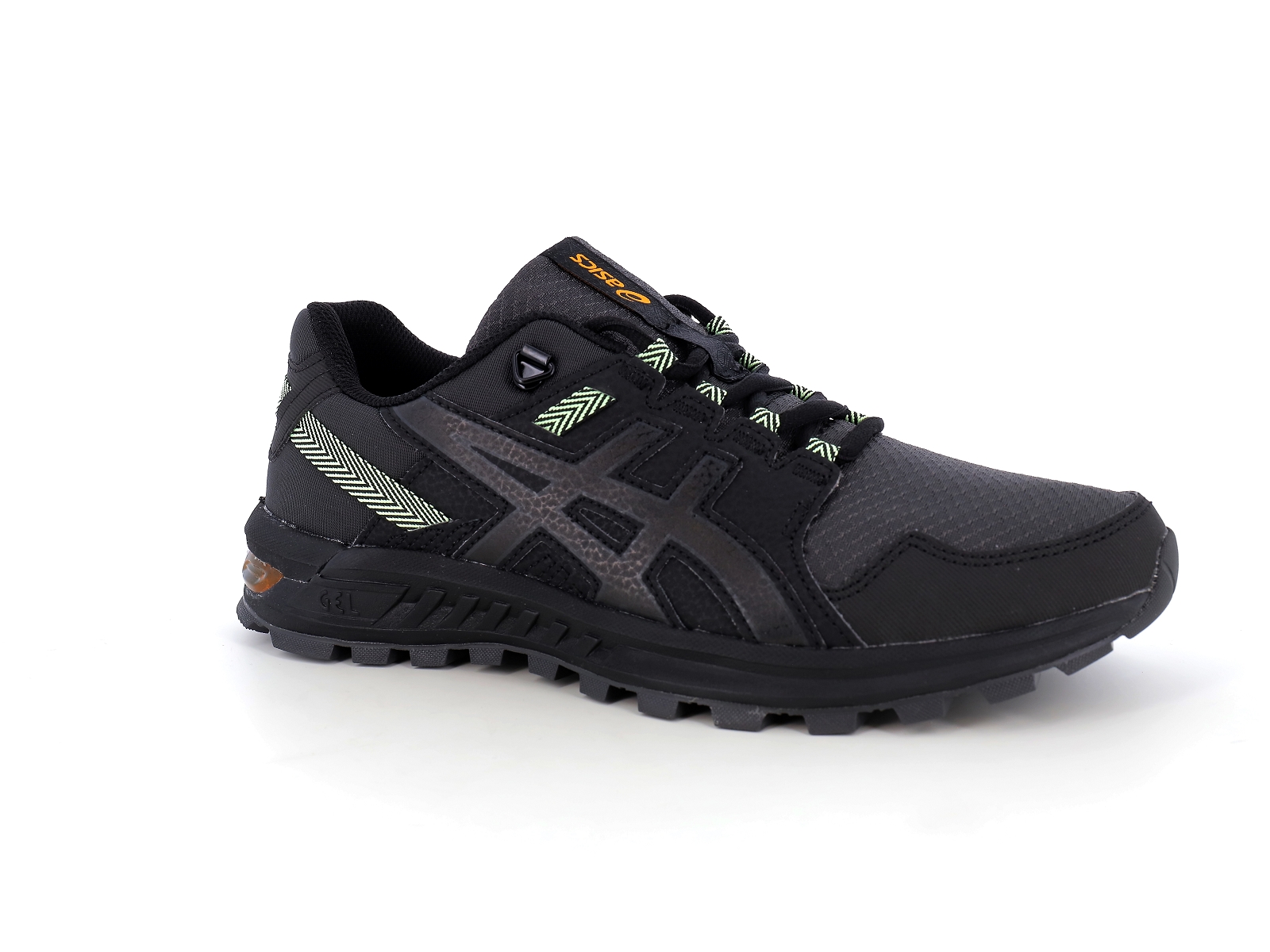 Asics-GEL CITREK Matières combinées Noir Vert