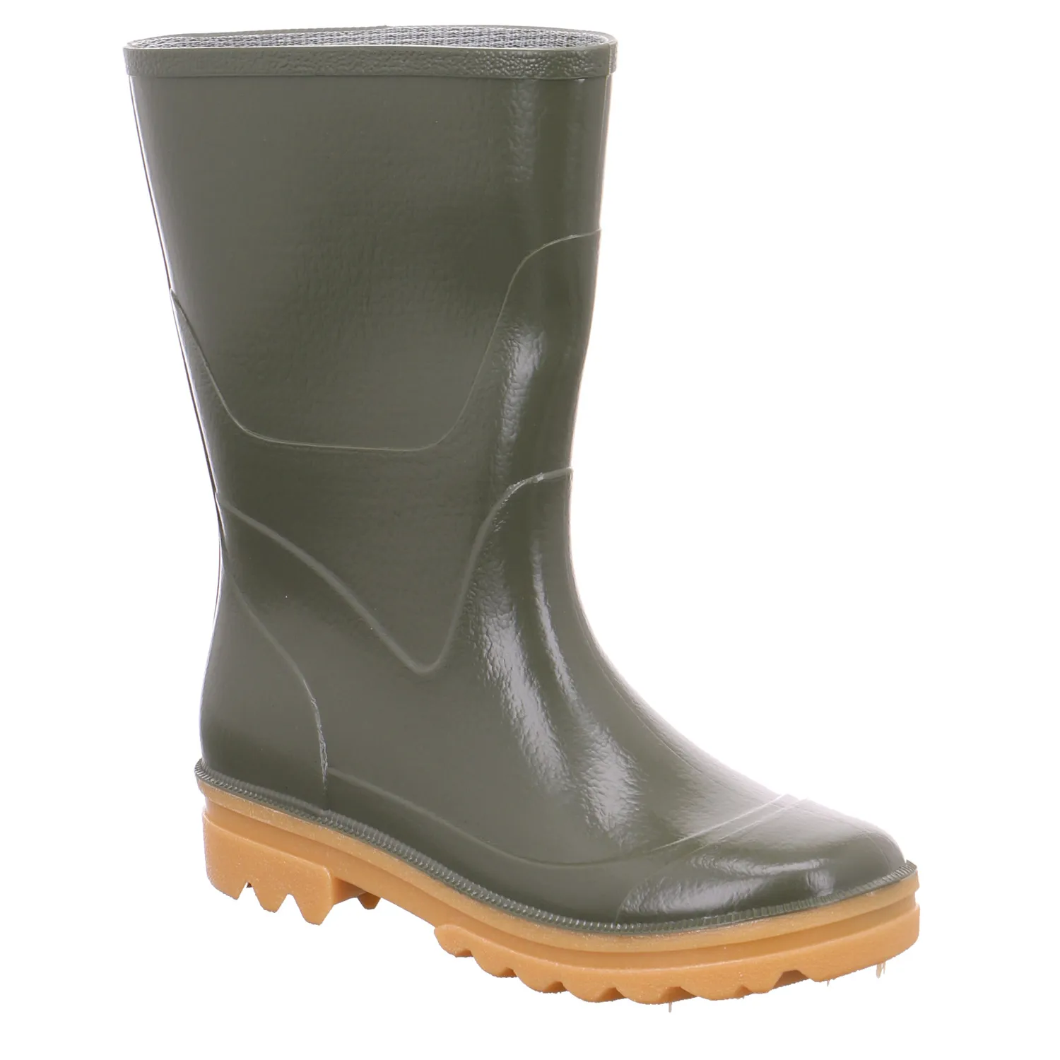 Herren-Gummistiefel Grün Lederimitat
