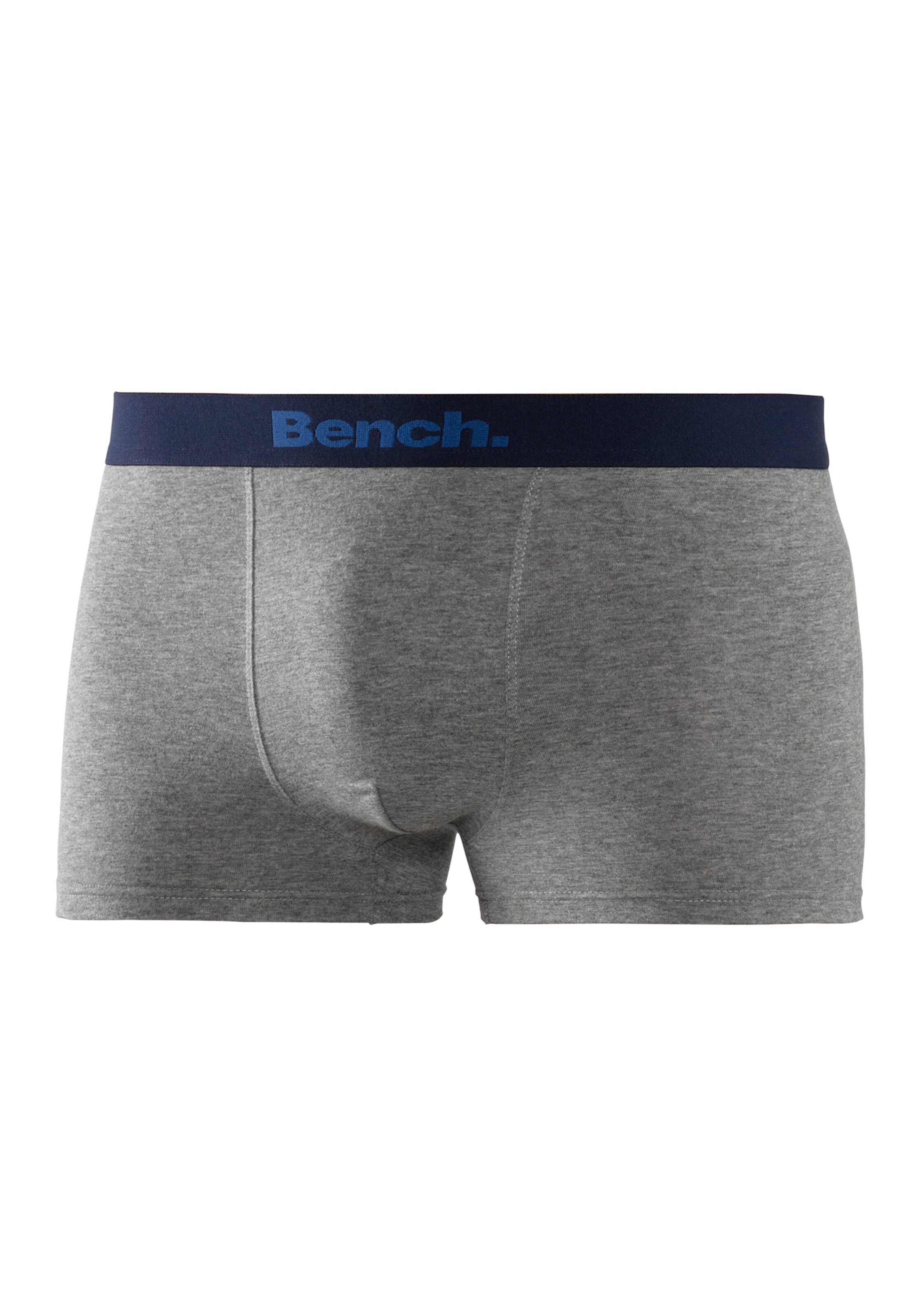 Bench. Boxer in blau-gestreift, blau, grau-meliert, navy