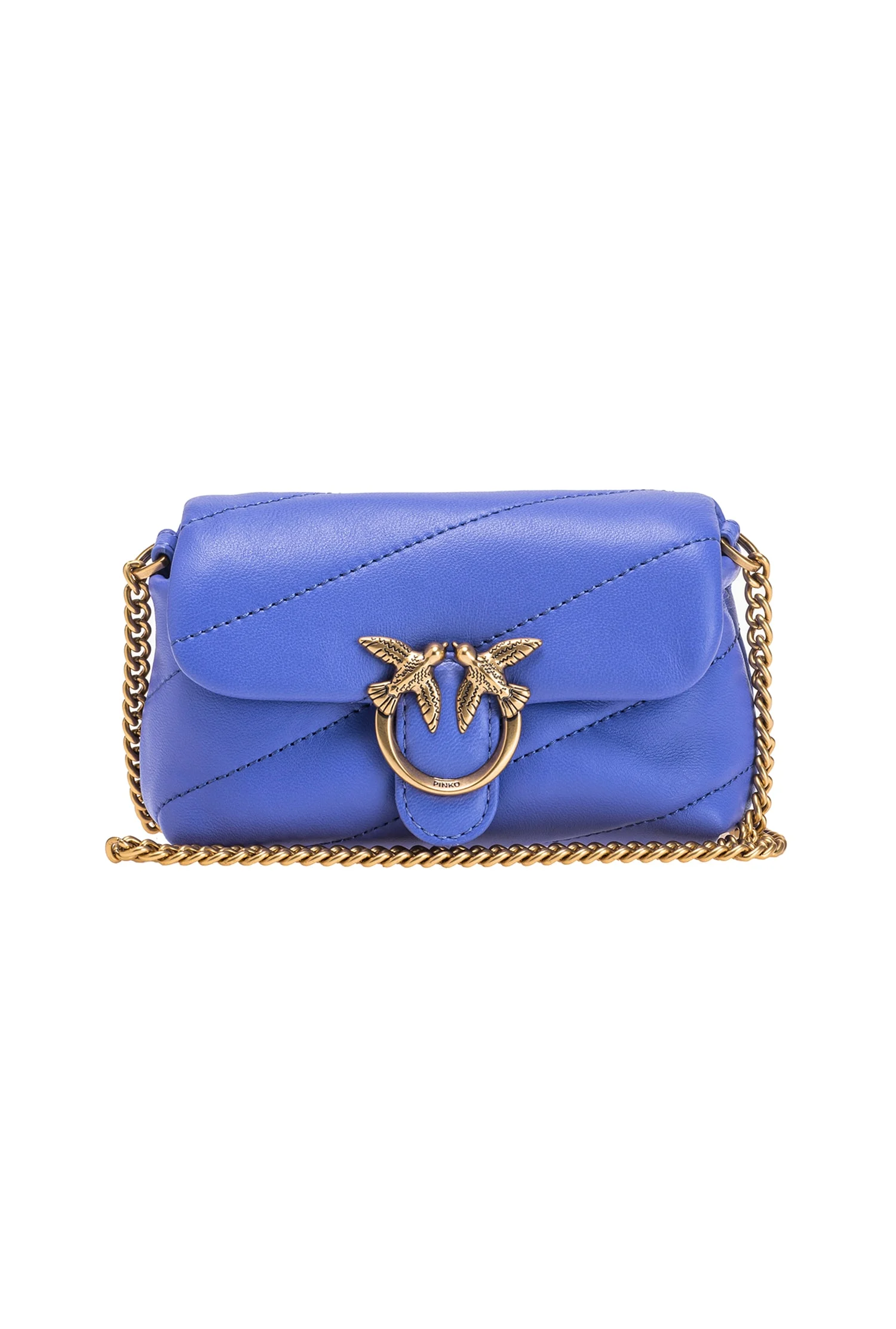 Micro love bag puff | Bleu