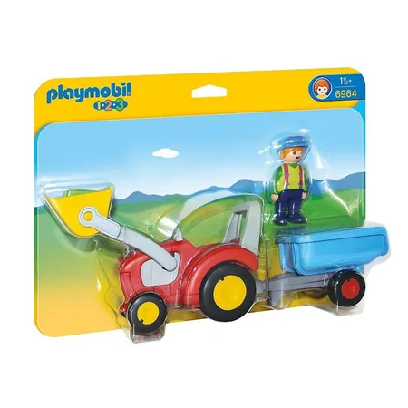 PLAYMOBIL® 6964 Traktor mit Anhänger