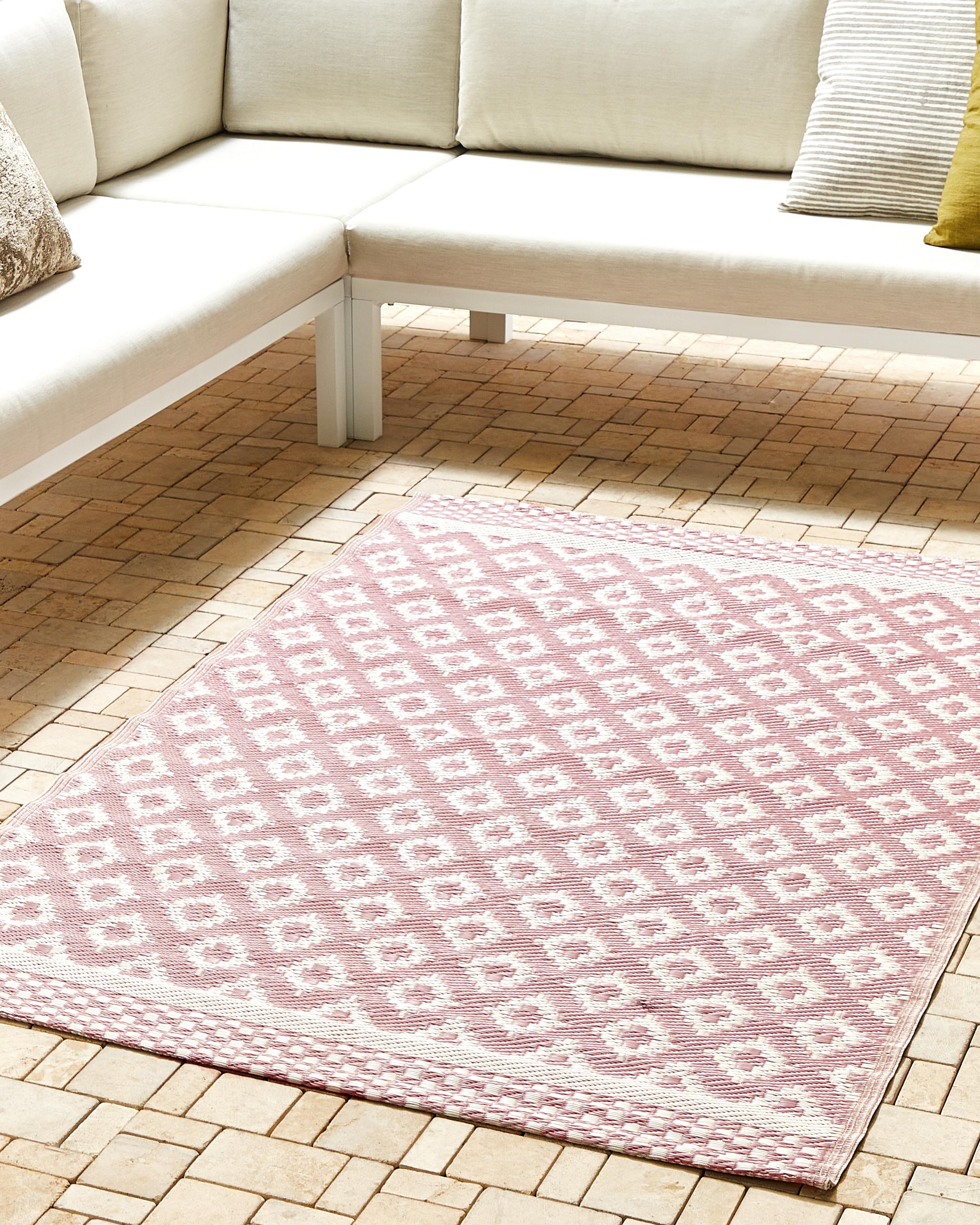 Tuintapijt THANE Roze 120 x 180 cm