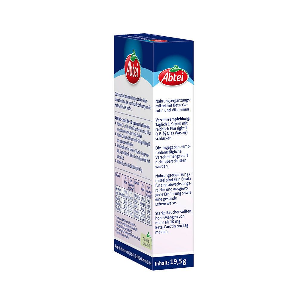 Abtei Beta-Carotin Plus Hautaktive B-Vitamine